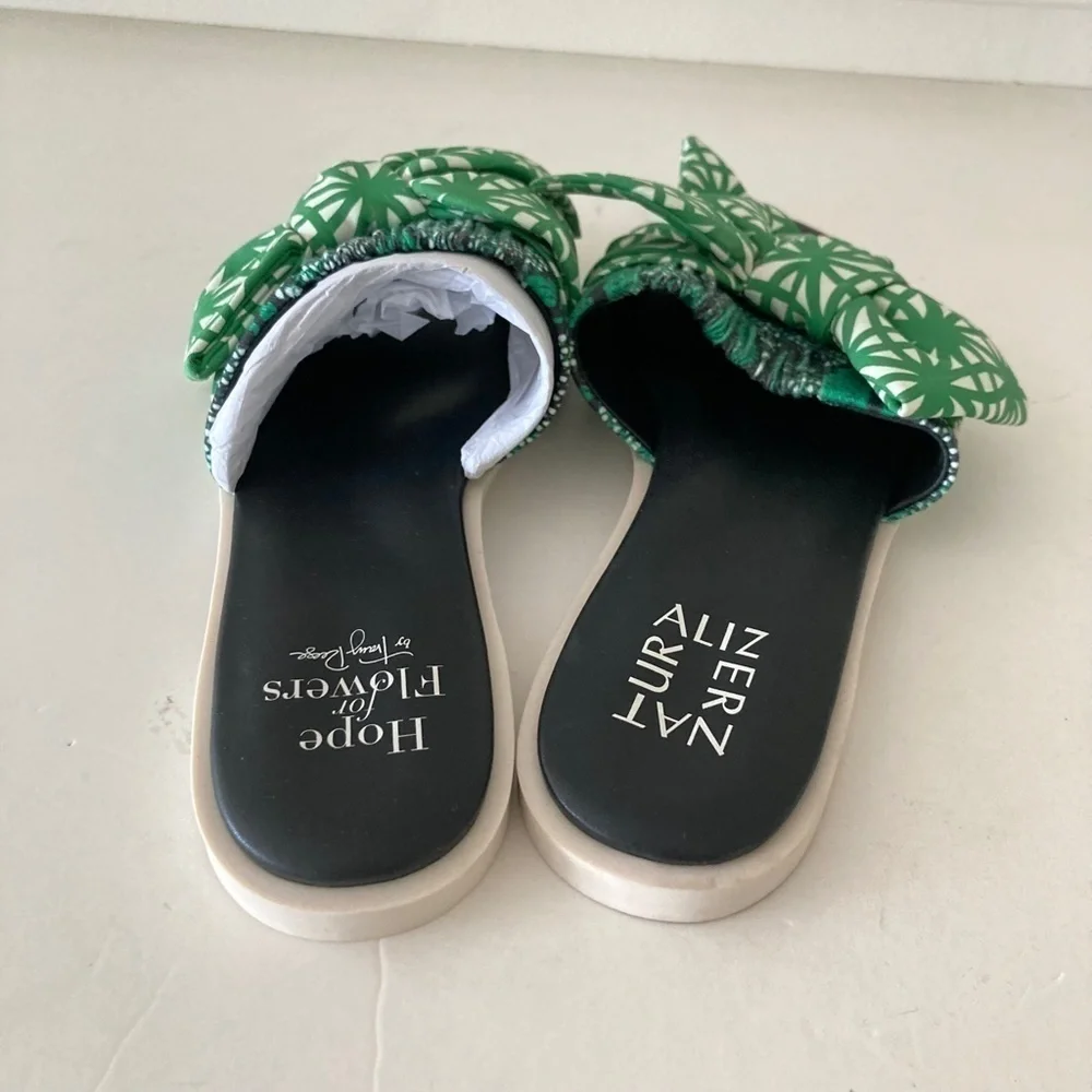 Naturalizer Hope For Flowers Tracy Reese Forsynthia Green Sandals Sz 6